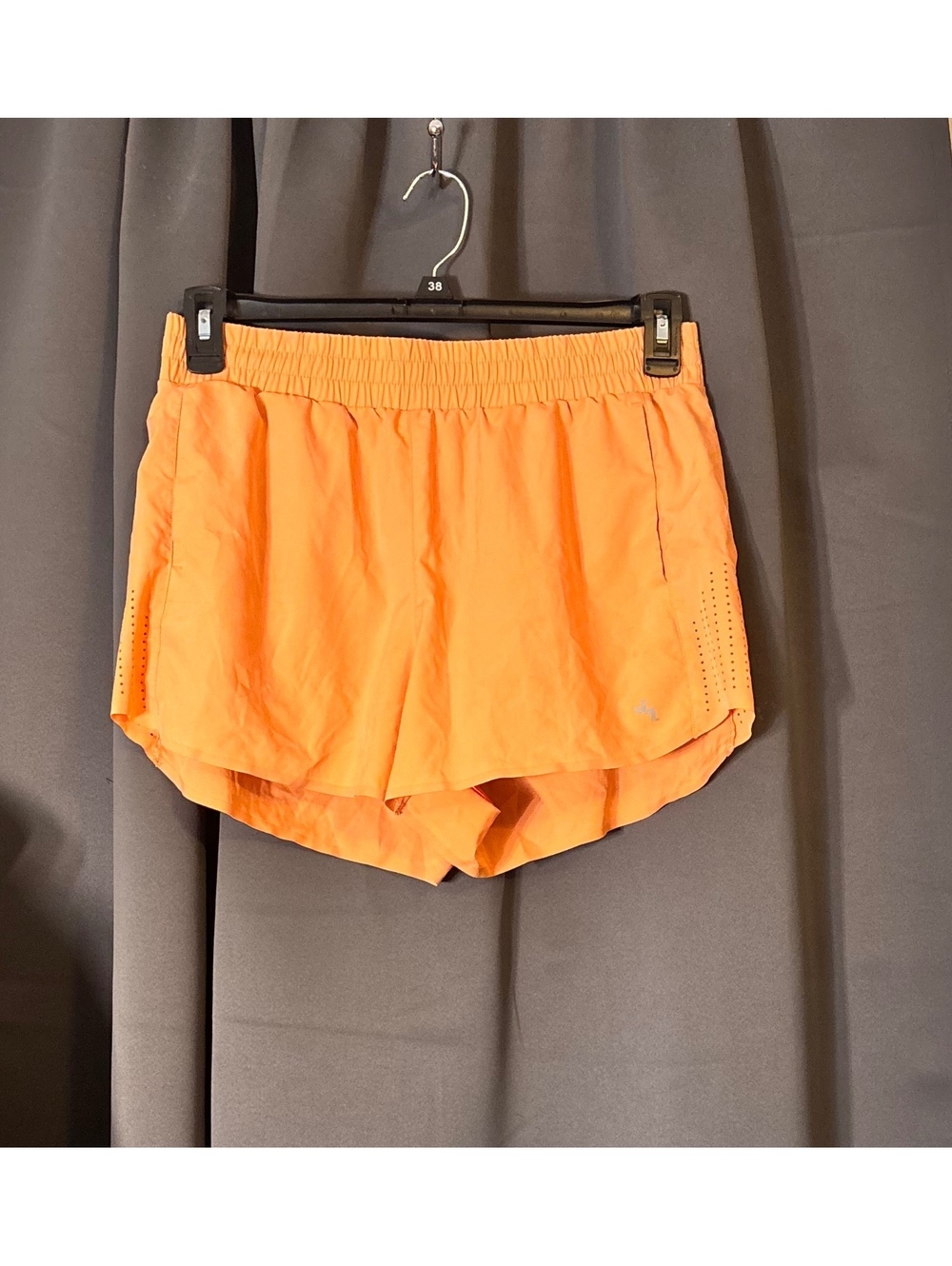 Joy Lab Orange Athletic Running Shorts w/Perforated Side Panels - Size Large